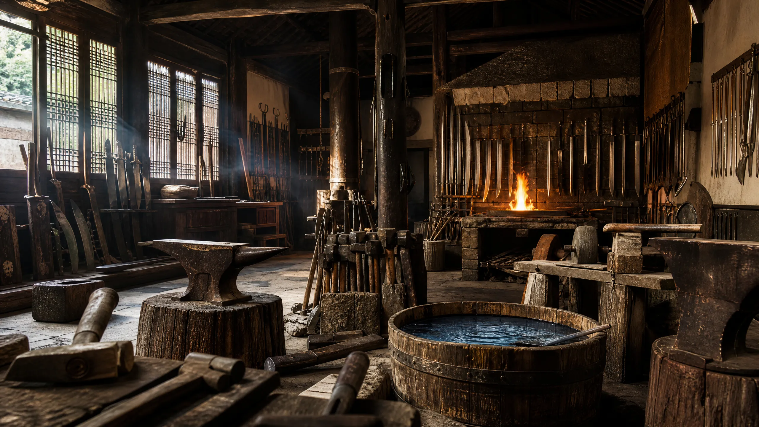 {SITE_TITLE}古法锻造工坊内景